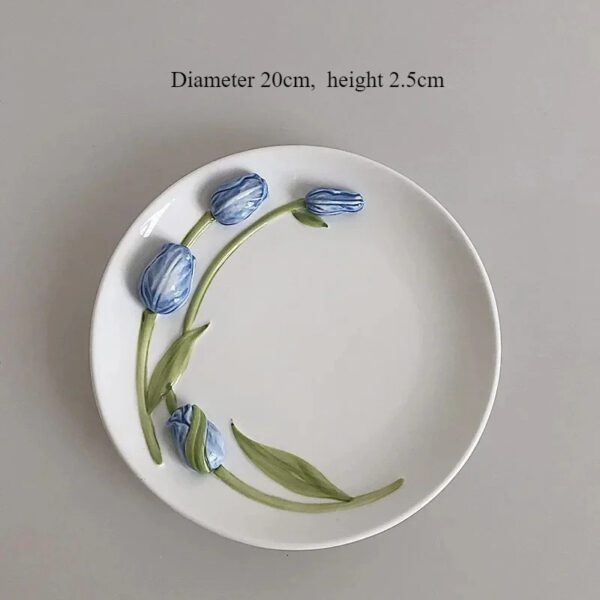blueplate Ceramic Tulip Cup Set
