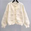 Flower Language White Cardigan
