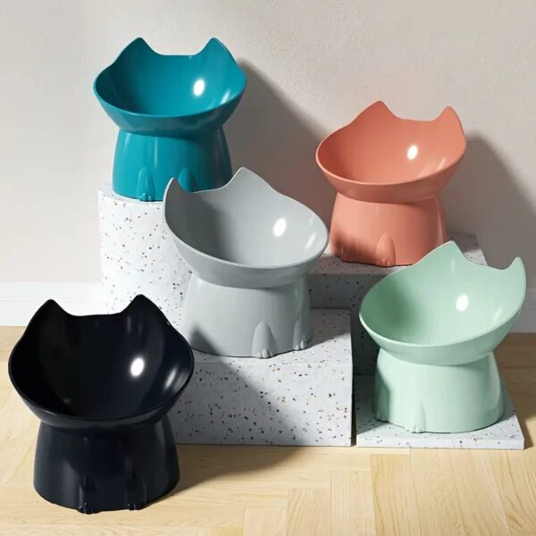 Ergonomical Elevated Cat Bowl