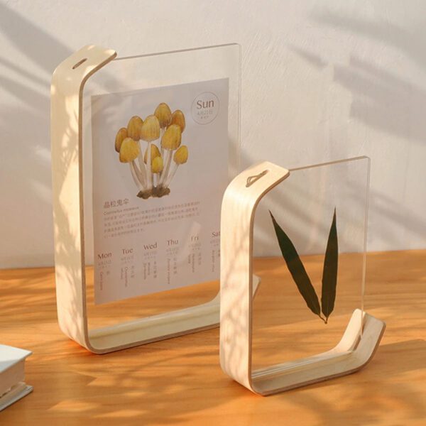 Elegant Acrylic Wooden Frame