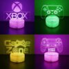 Neon Gamer 3D Night Light