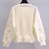 Flower Language White Cardigan