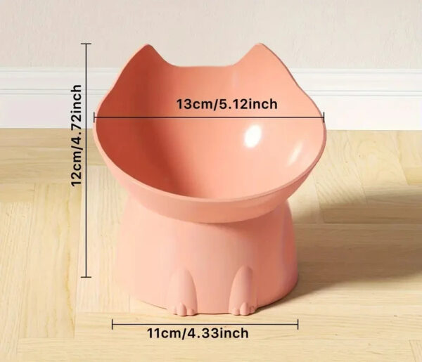 Ergonomical Elevated Cat Bowl