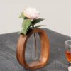 Bloom Nest Wood Vase