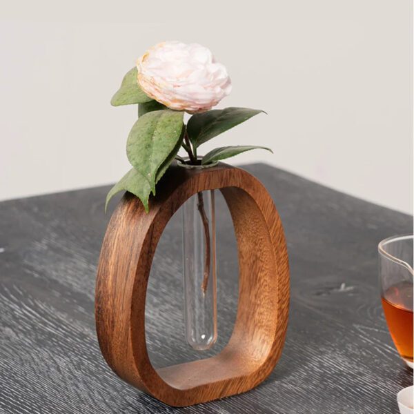 Bloom Nest Wood Vase