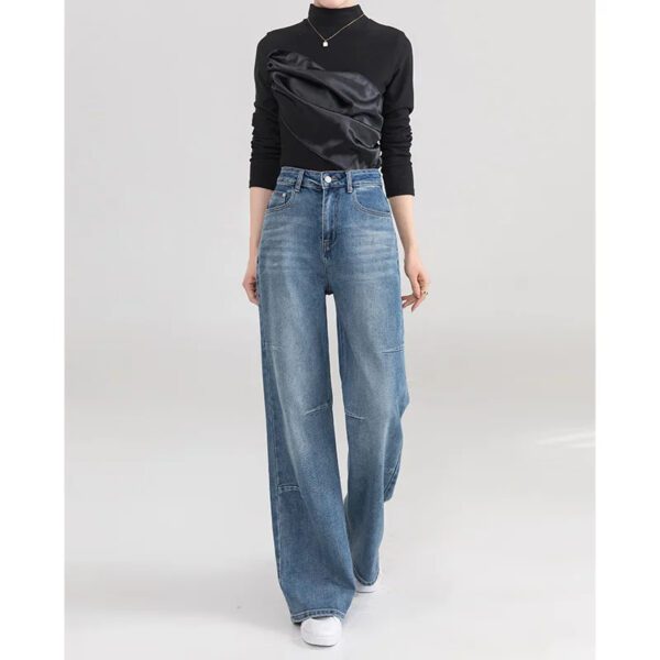 Loose Denim Wide Leg Jeans