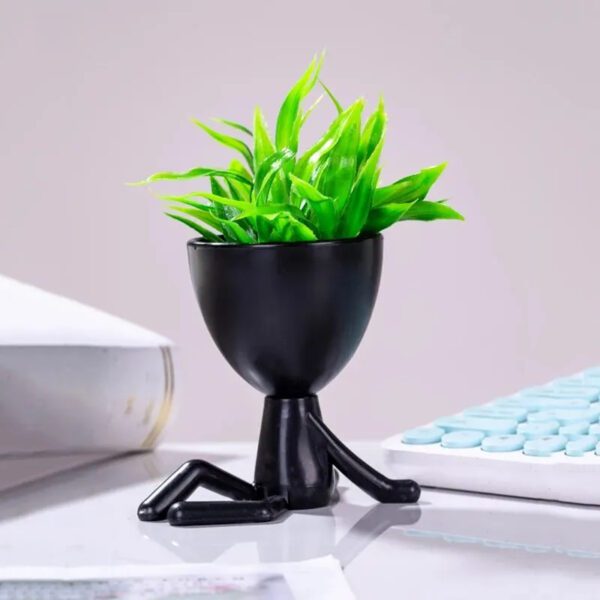 Character Shaped Plant Decoration