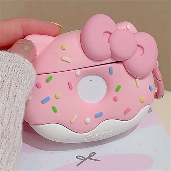 Pink Doughnut AirPods Case