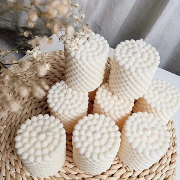 3 3D Bubble Candles Silicone Mold
