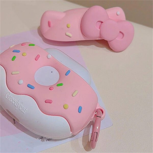 Pink Doughnut AirPods Case