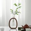Bloom Nest Wood Vase