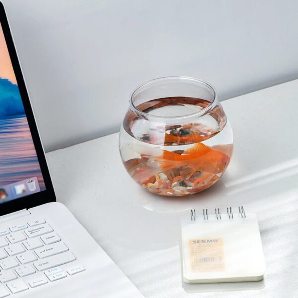 Transparent Round Fish Bowl