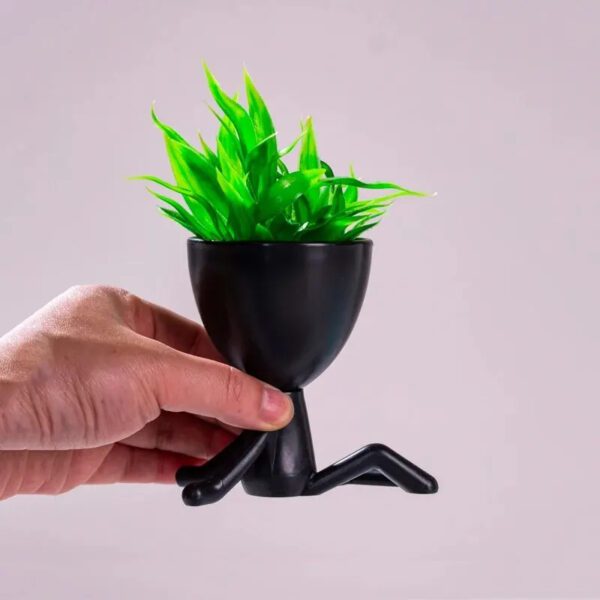 Character Shaped Plant Decoration