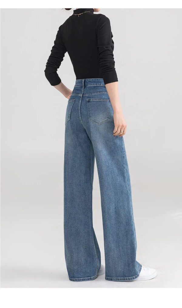 Loose Denim Wide Leg Jeans