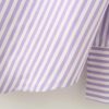 Purple Striped Cotton Shirt
