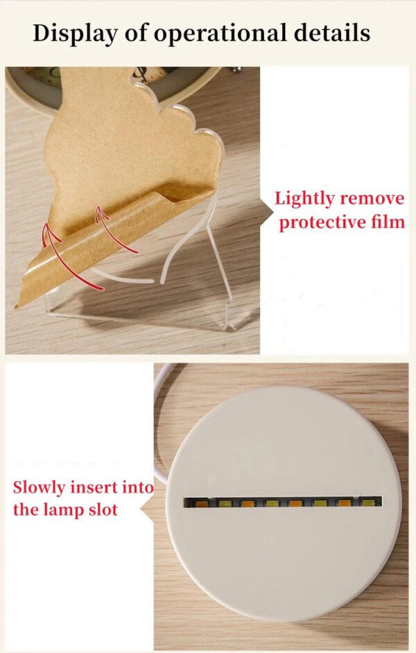 Luminous 3D Bear Lamp