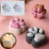 2 Cavity Cat Paw Silicone Mold