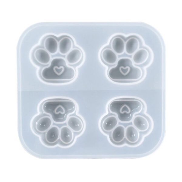 Cat Paw Heart Silicone Mold