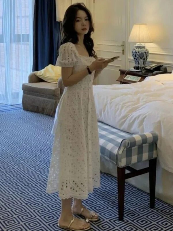 White Chic Dress Top