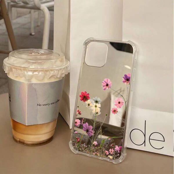 Floral Mirror Case