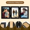 180° Foldable Triple Photo Frame