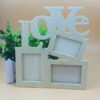 Wooden Hollow Love Photo Frame