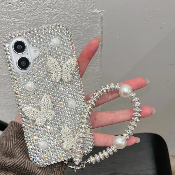 Glittery Butterfly Case