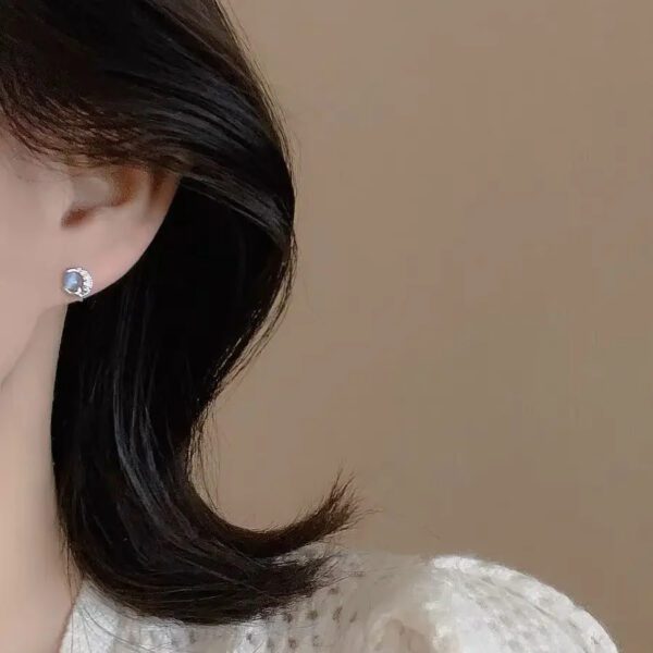Blue Moon Stone Earrings