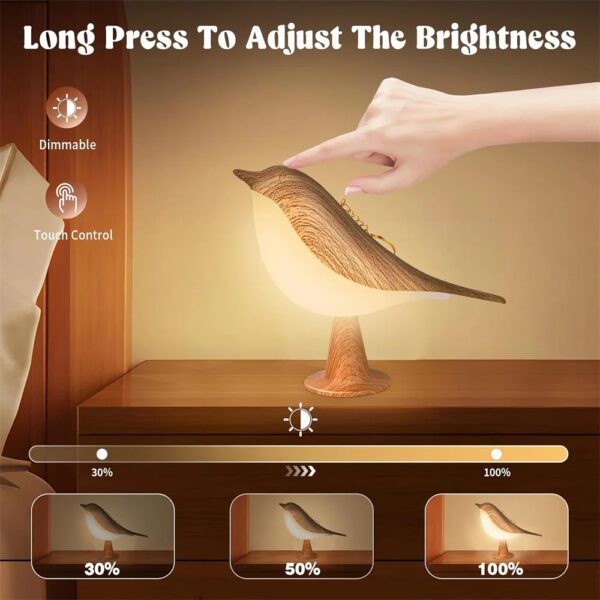 Touch Control Bird Lamp