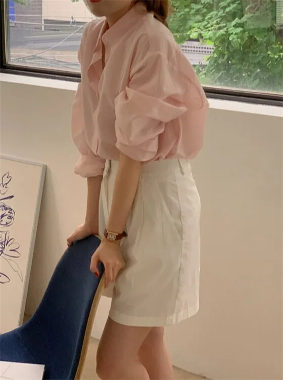 Loose Fit Summer Solid Shirt