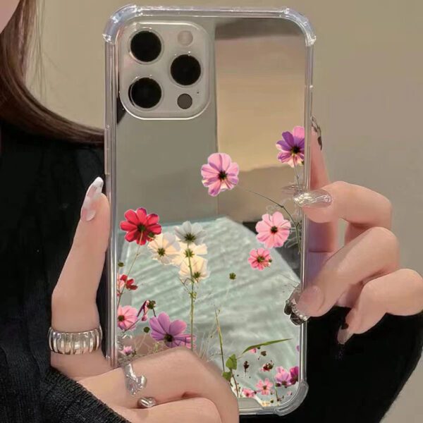 Floral Mirror Case