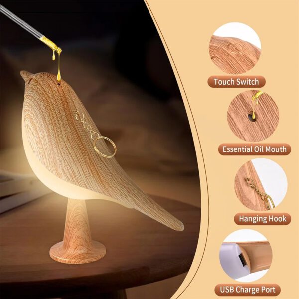Touch Control Bird Lamp