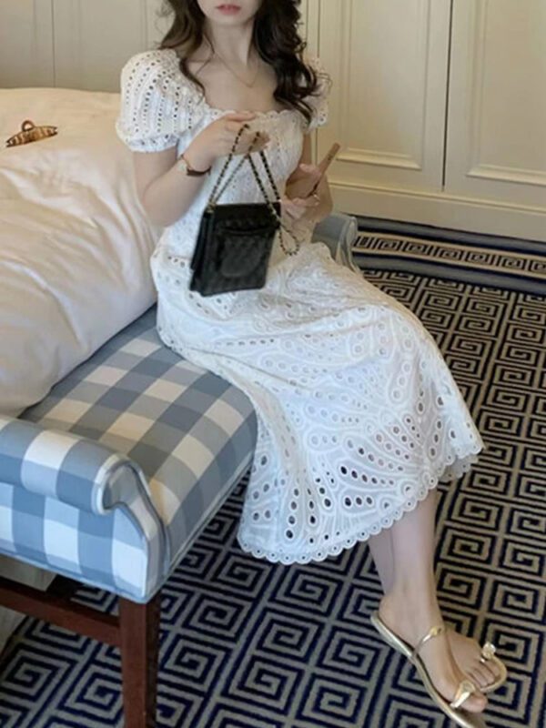 White Chic Dress Top