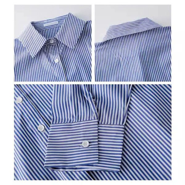 Blue Stripes Cotton Shirt