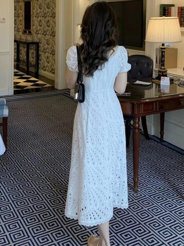 White Chic Dress Top