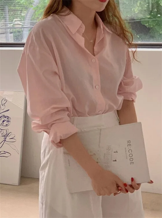 Loose Fit Summer Solid Shirt