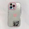 Pink Heart Mirror Case