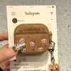 Labubu Doll Leather AirPods Case
