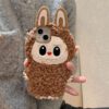 3D Labubu Fur Case