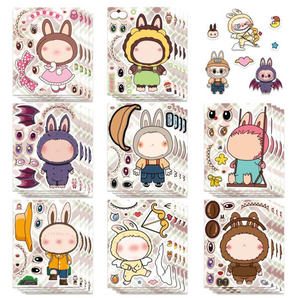 Labubu Puzzle Stickers