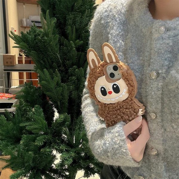 3D Labubu Fur Case