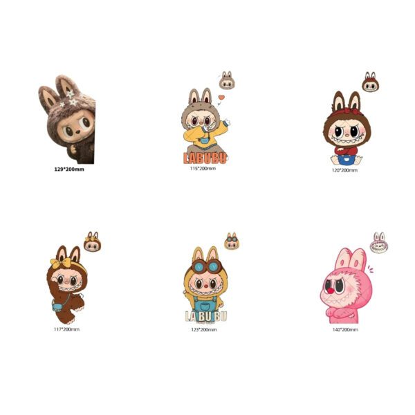 Labubu Car Sicker Set