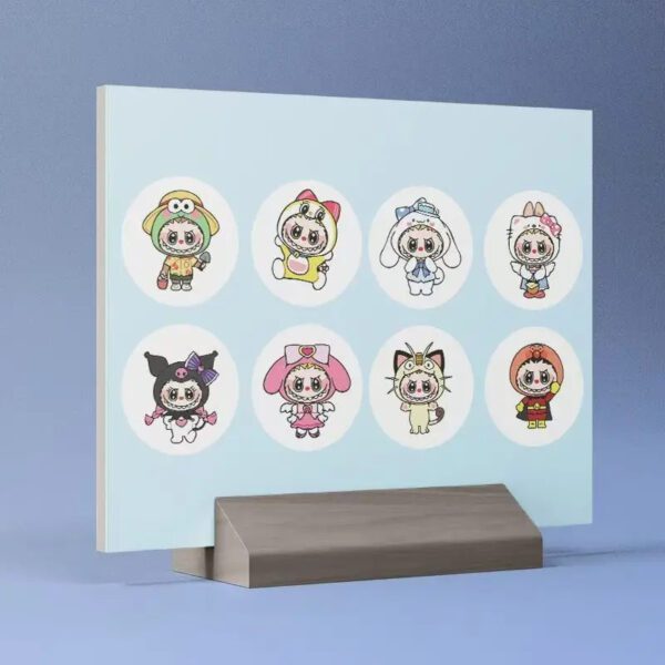 Labubu Anime Sticker Set