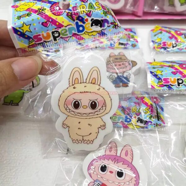 Labubu Doll Eraser Set
