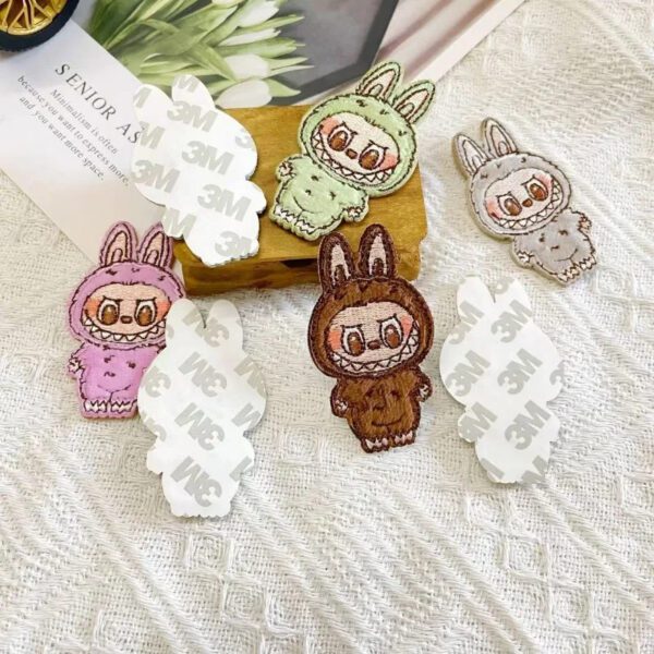 Embroidered Labubu Clothes Sticker