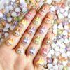 Labubu Luminous Nail Charms