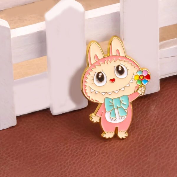 Labubu Enamel Badges