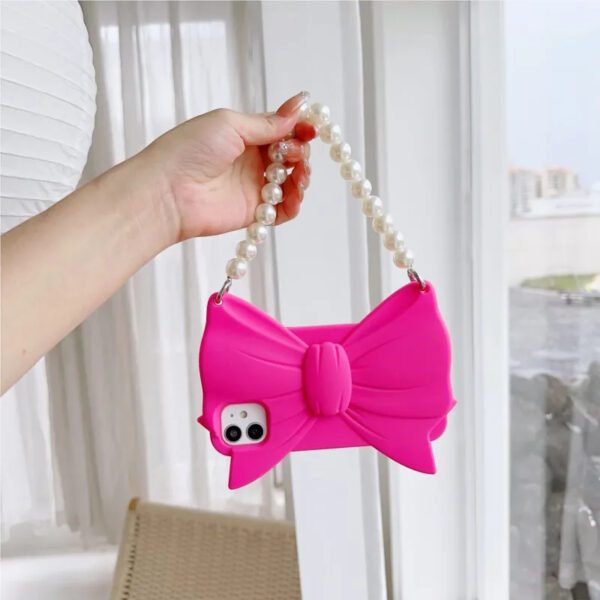3D Pink Bow Case