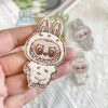 Embroidered Labubu Clothes Sticker