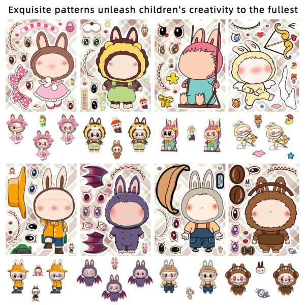 Labubu Puzzle Stickers